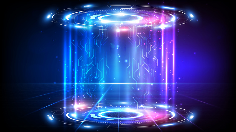 Rendering of a teleportation portal