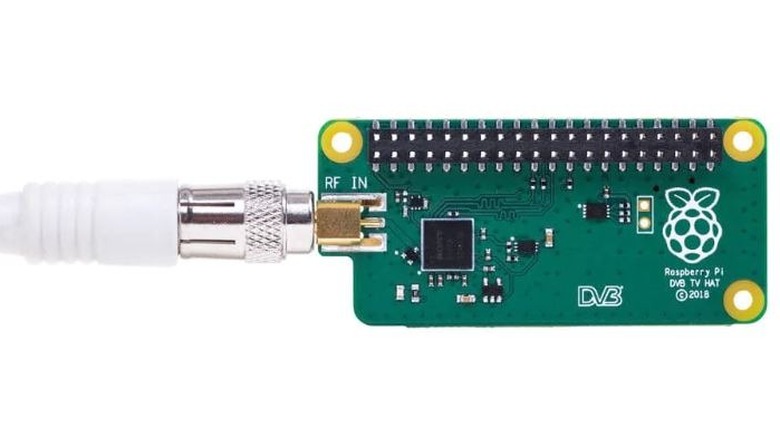 raspberry pi TV HAT add-on