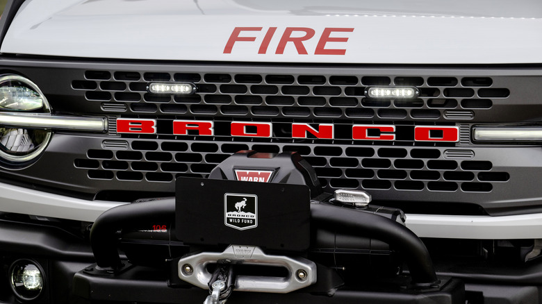 Ford Bronco Badlands Sasquatch fire rig