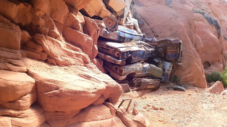 The Catstair/Detroit Rip-Rap on U.S. Route 89 in Utah.