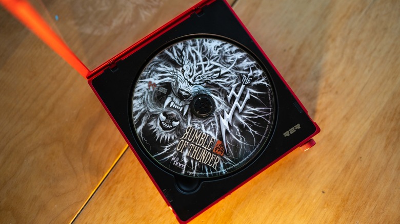 The FiiO DM15 R2R with a CD inside - "Rumble of Thunder" by The Hu.