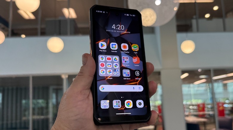 Oukitel WP300 on a table