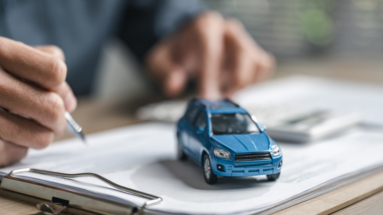 car dealership loan paperwork