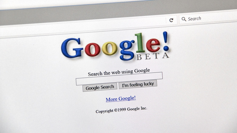  old Google logo