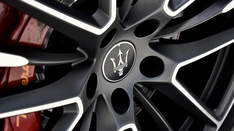 Maserati logo.