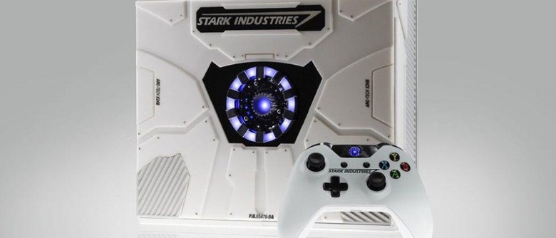 This special edition Xbox One was customized by Iron Man