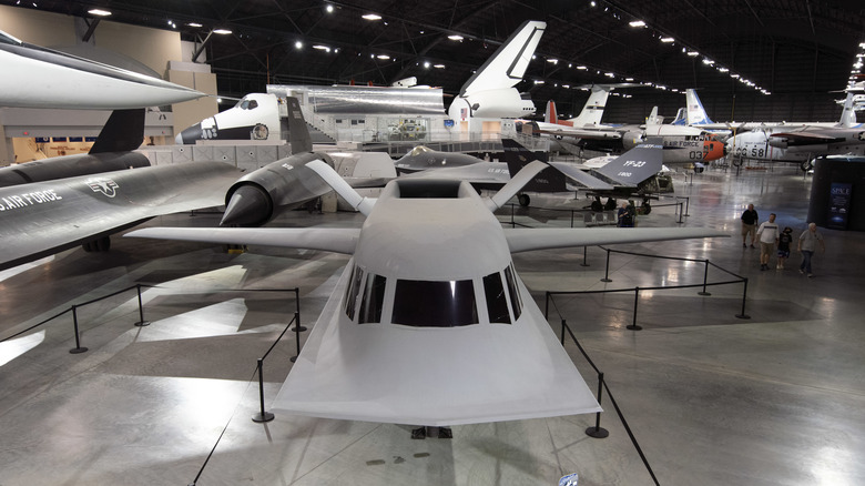 View of Northrop Tacit Blue cockpit