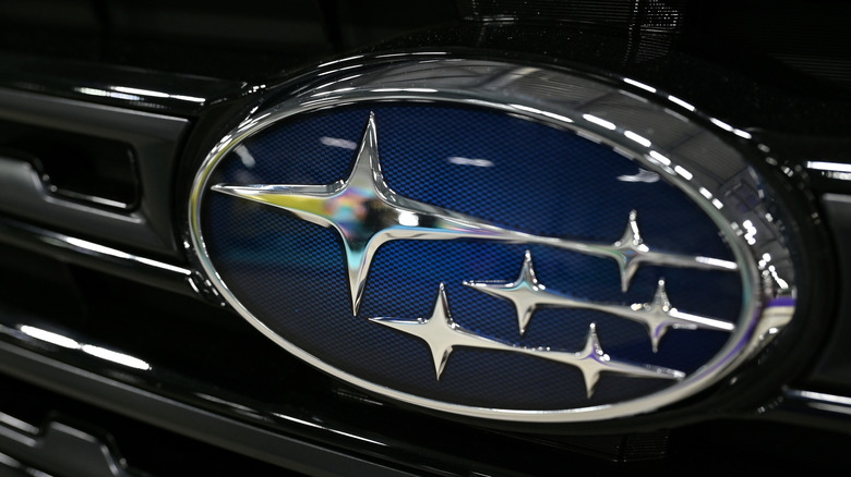 Subaru car badge