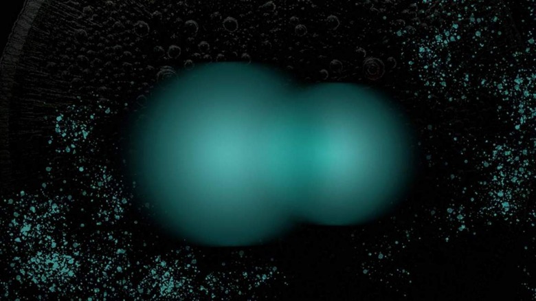 Artist's render of hybrid particle