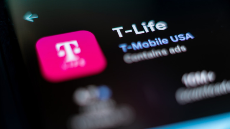 T-Life app store page