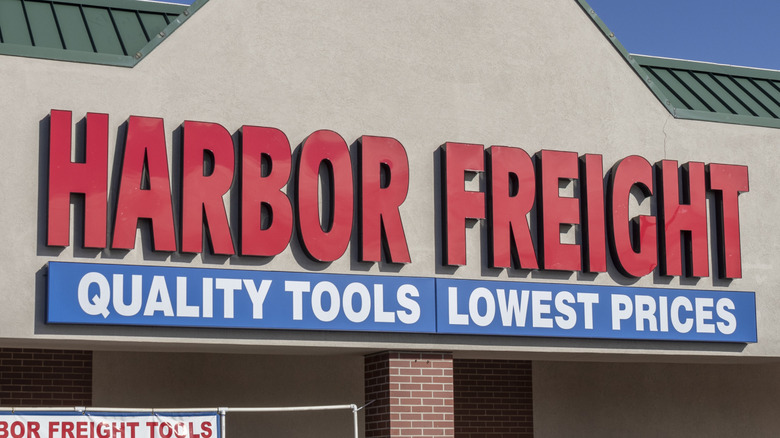 A Harbor Freight storefront