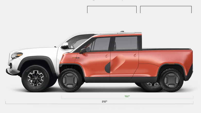 Telo truck versus Toyota Tacoma