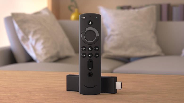 Amazon Fire TV Stick and remote