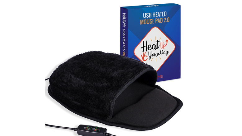 Wolvio USB Heated Mouse Pad Hand Warmer