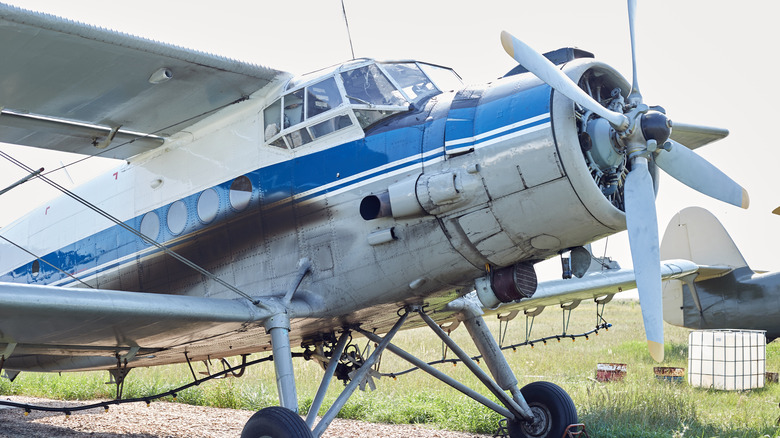 AN-2 on display air field