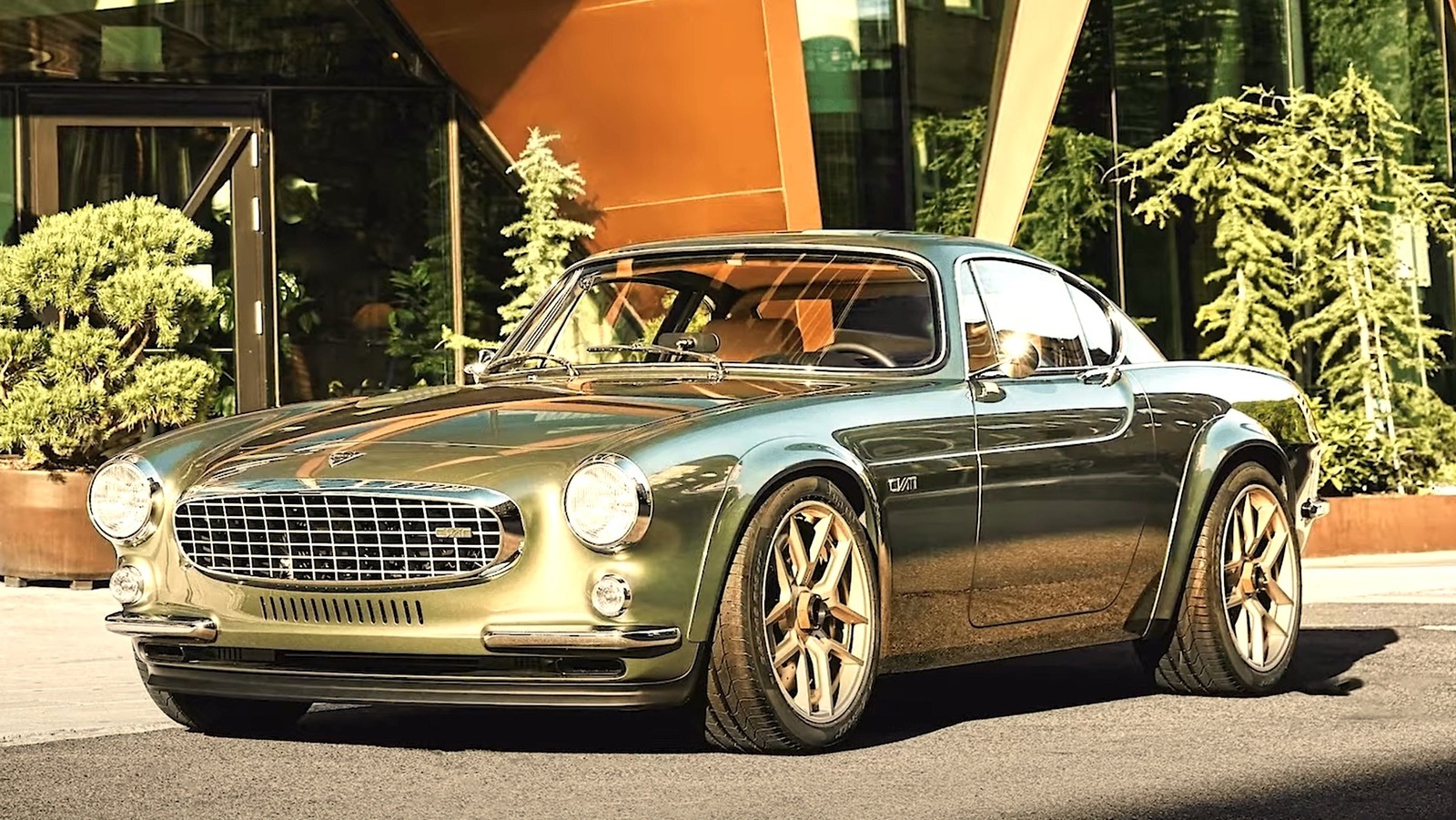 This Volvo P1800 Cyan GT Restomod Looks Like Something James Bond Would Drive On Vacation