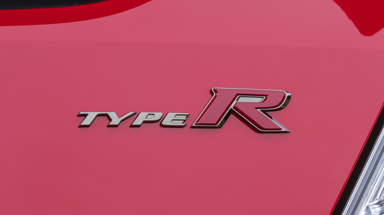 honda type r badge