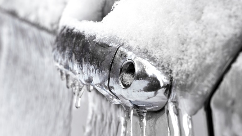 frozen car lock