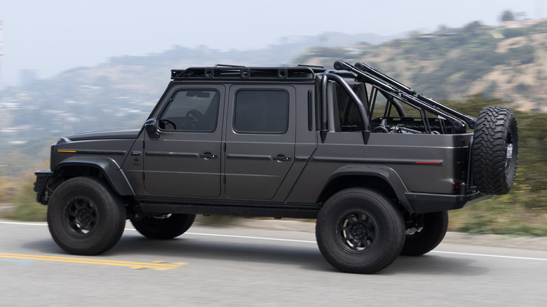 Pit26 Motorsports G-Wagon on Mulholland rear three-quarters