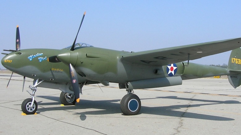 The Lockheed P-38E Lightning 