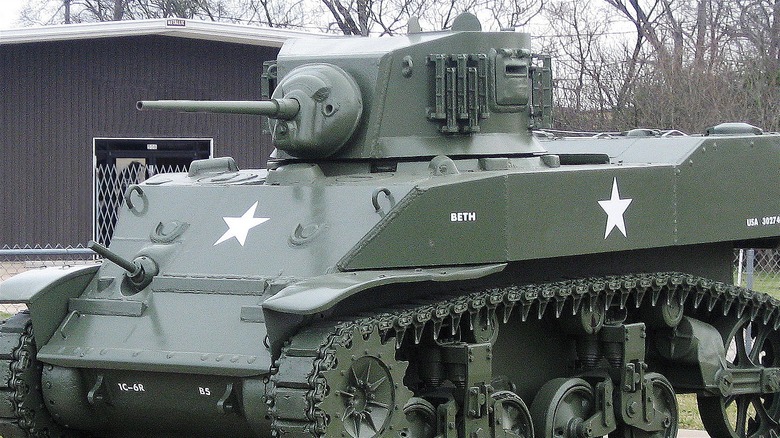 M3 Stuart on display 