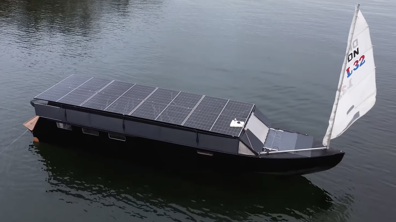 This YouTuber Built His Own Solar-Powered Yacht That Can Run Forever