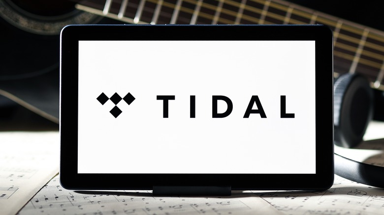 tidal app on tablet