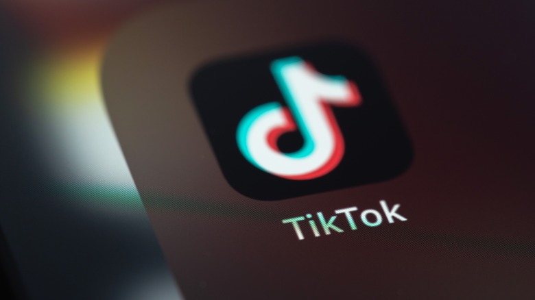 TikTok app on mobile.