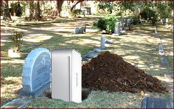 Mac Mini in grave