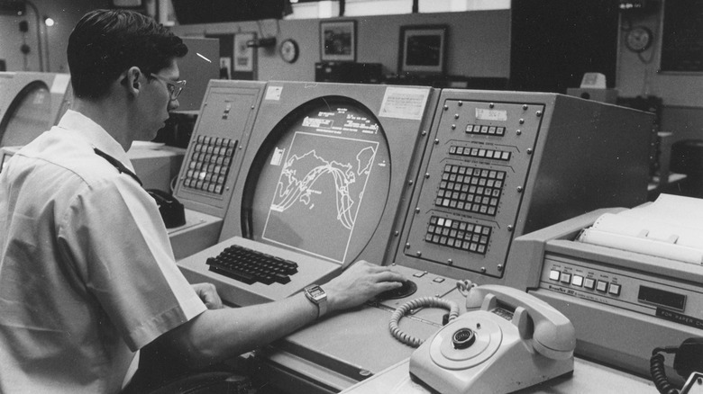 Satellite tracking at NORAD