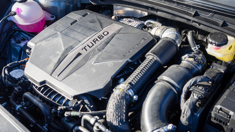 2026 Hyundai Santa Cruz engine bay