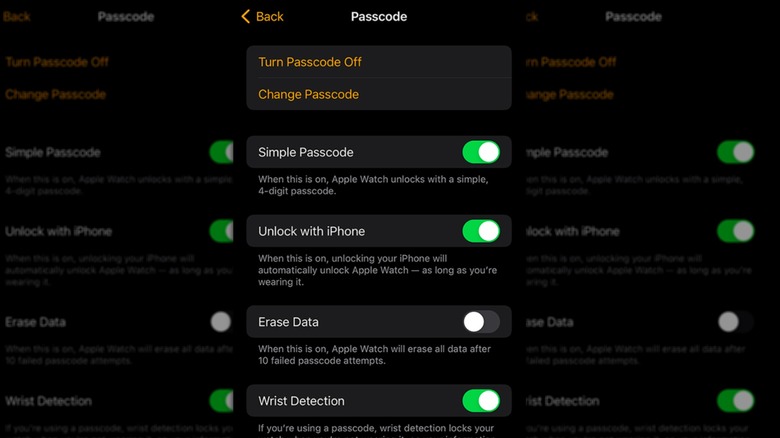 Turn on wrist detection in the Watch App on iPhone