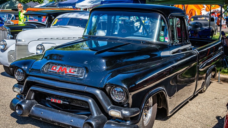 Black GMC 150 Truck