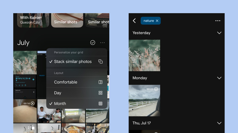 Google Photos app built-in tools