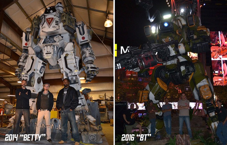 Titanfall Life-Size Titans Behind The Scenes With Daniel's Wood Land -  SlashGear