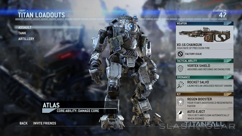 TitanFall Titans Loadouts & Setup - ALL Customization Options, Weapon Types, Abilities Gameplay
