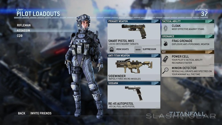 TitanFall Titans Loadouts & Setup - ALL Customization Options, Weapon Types, Abilities Gameplay