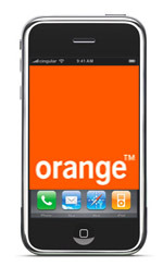 Orange iPhone