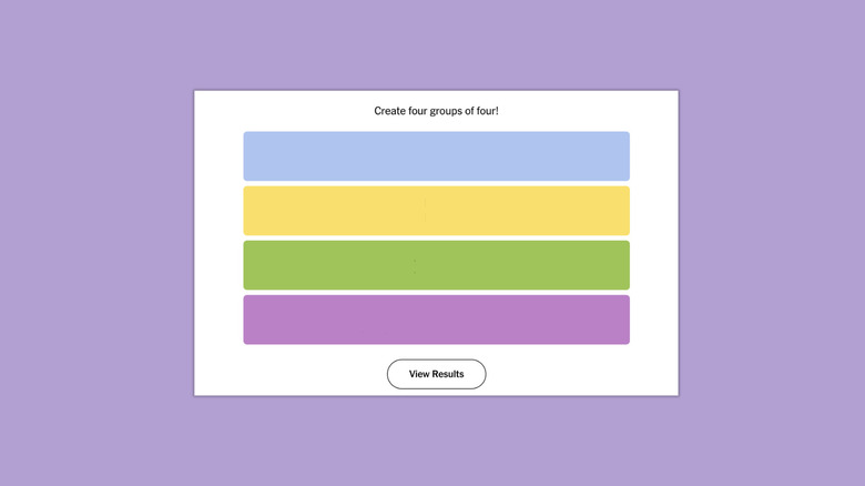 Connections category colors 