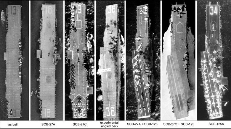 Essex-class carrier modernizations from 1944 to 1960