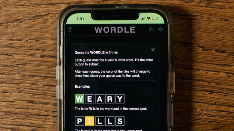 Wordle word puzzle game