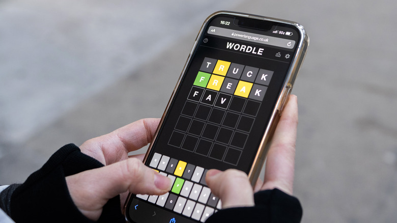 Wordle mobile puzzle game