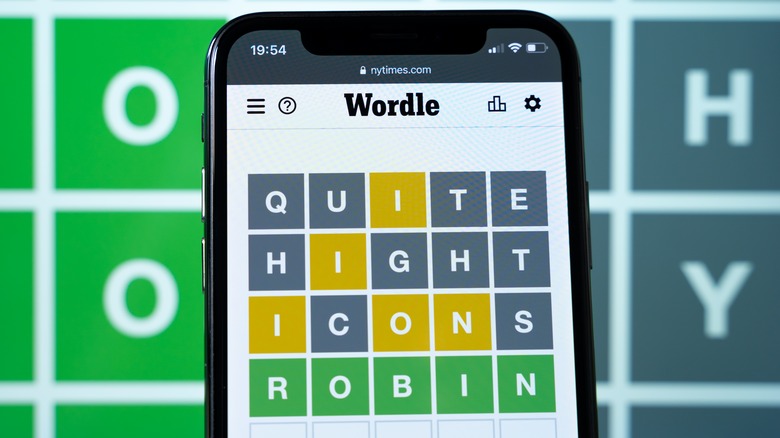Wordle on iPhone