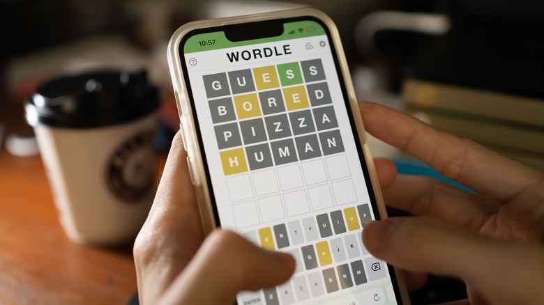 Wordle smartphone puzzle