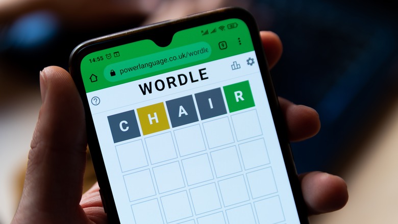 Wordle puzzle smartphone