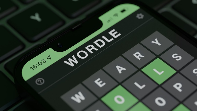 Wordle puzzle smartphone