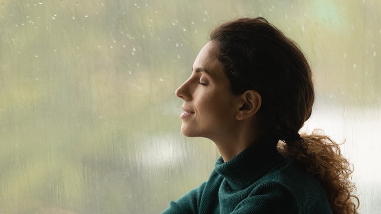 woman listening