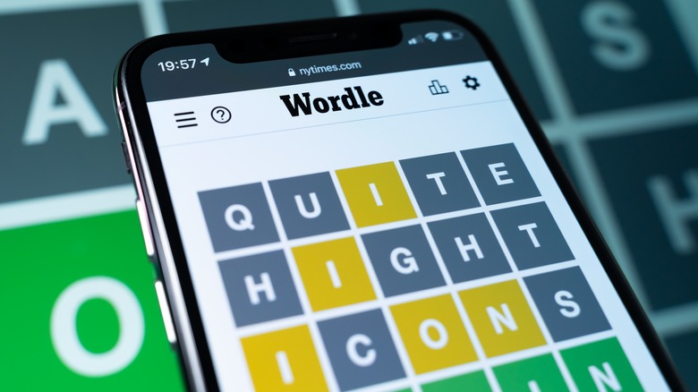 Wordle puzzle smartphone