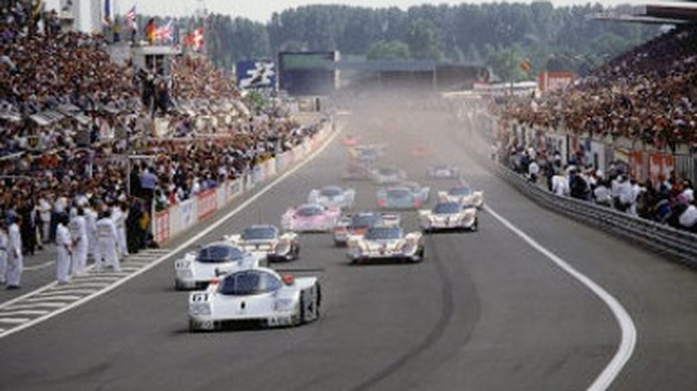 Silver Arrow finishers at '89 Le Mans