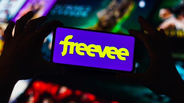 FreeVee Logo on phone